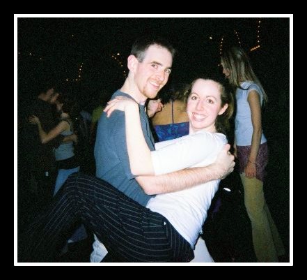 My first ever lindy exchange with my first lindy BFF, Brian Gish (Portland, 2006). 